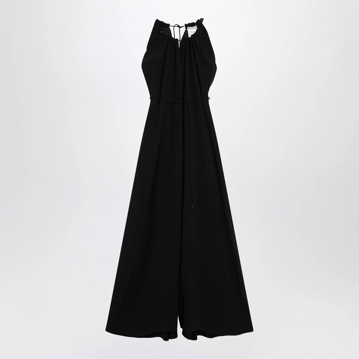 Max Mara Black Jersey Jumpsuit