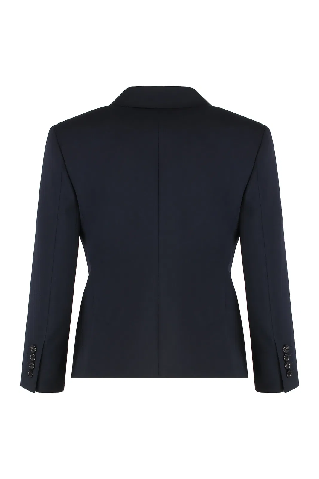 Max Mara Crop Blazer In Wool Fabric