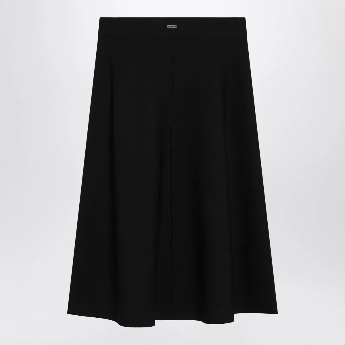 Max Mara Flared Midi Skirt In Viscose Crêpe Yarn,