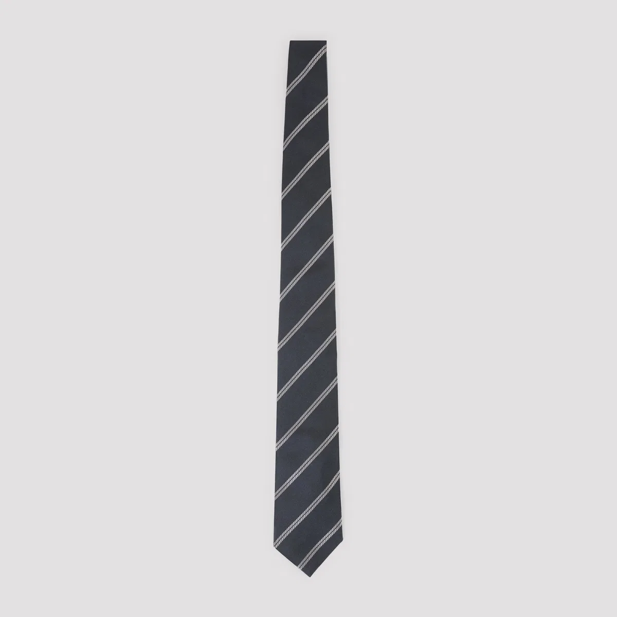 Brunello Cucinelli Navy Silk Tie