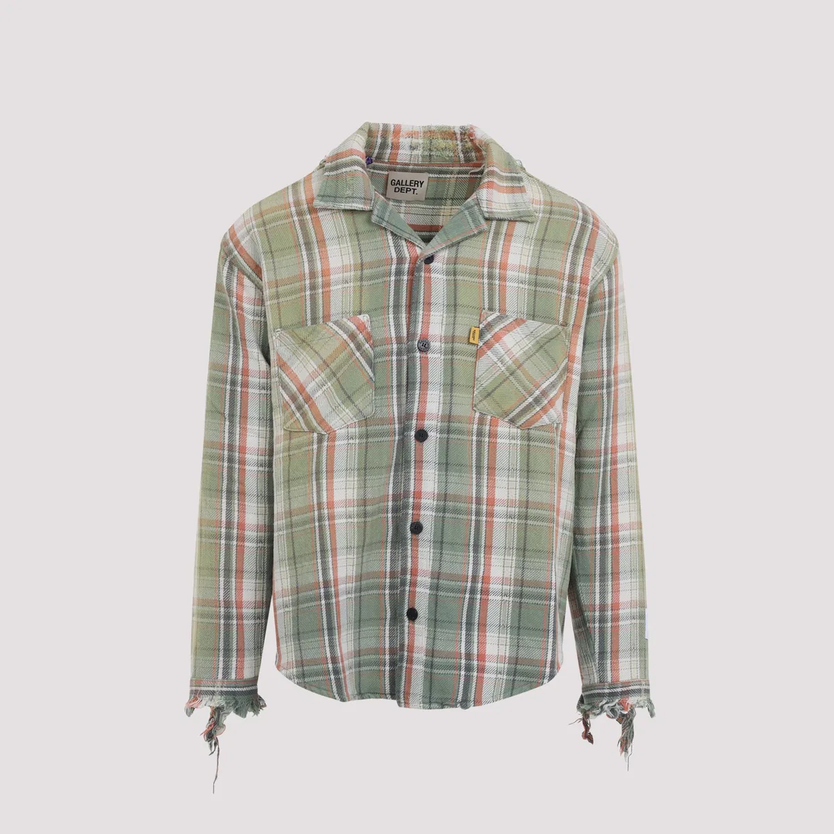 Gallery Dept. Green Marley Flannel Cotton Shirt