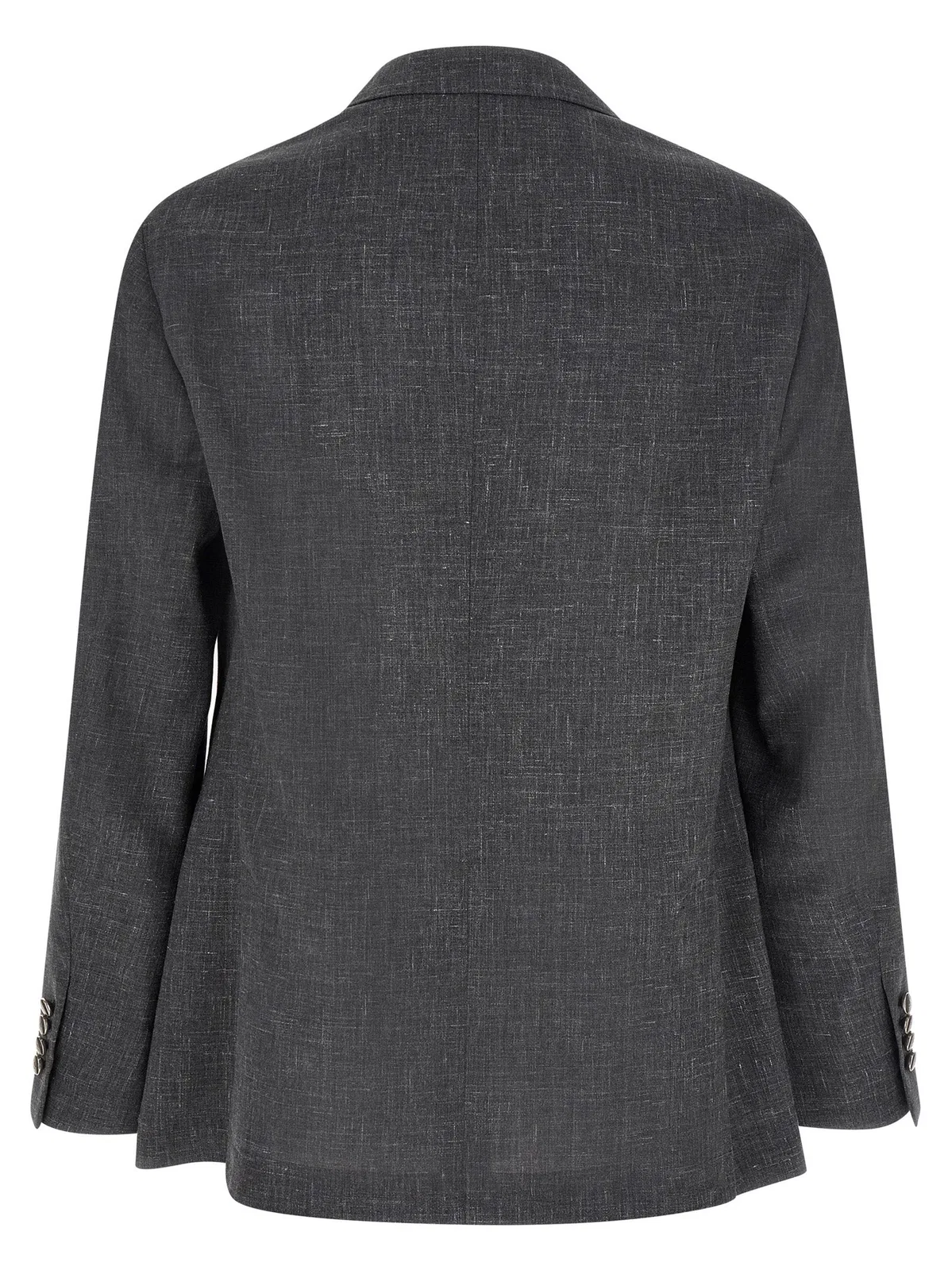 Brunello Cucinelli Blazer Flamed Canvas Blazer