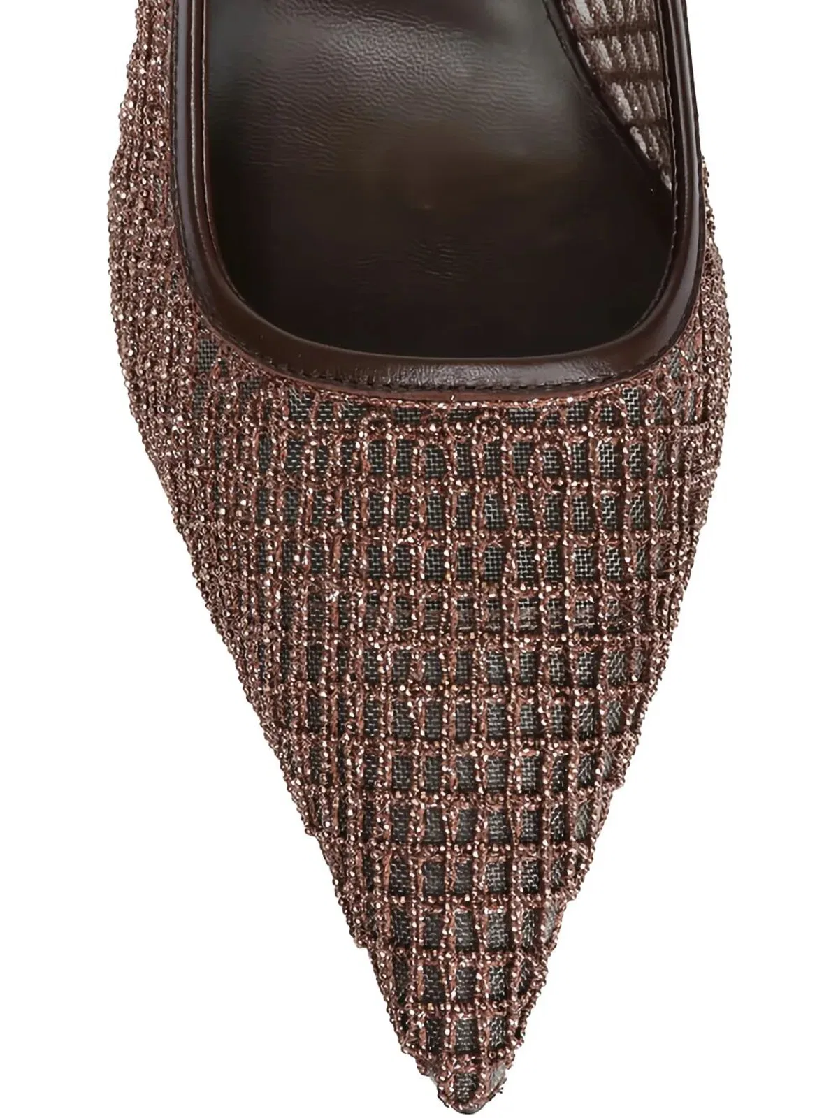 Brunello Cucinelli Pointed Sling Back Medium Heel