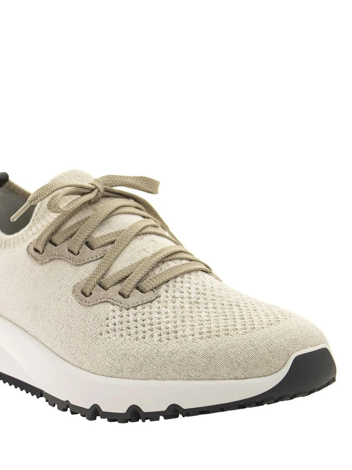 Brunello Cucinelli Cotton Knit Sneakers