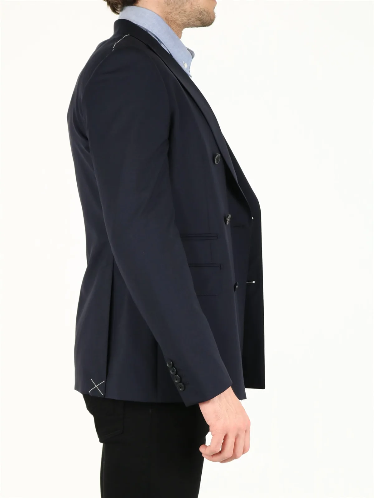 Tonello Blue Wool Jacket