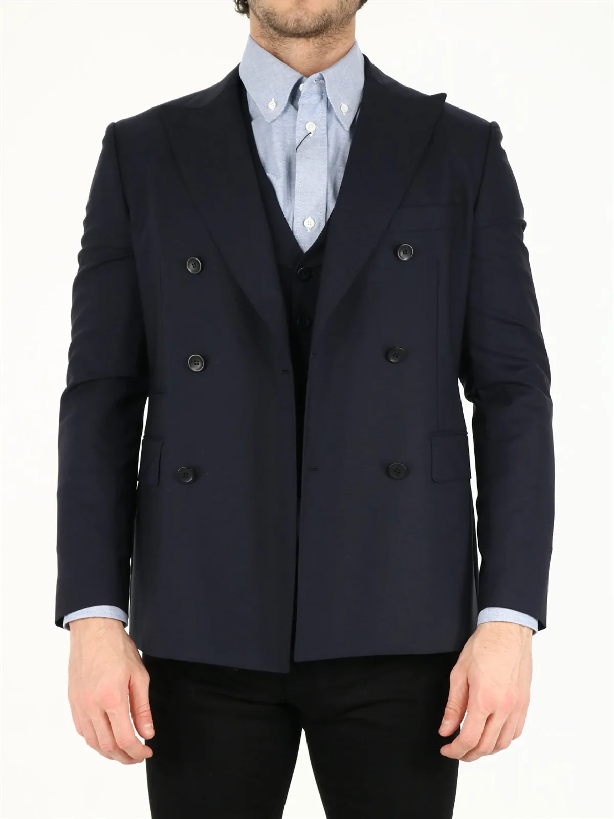 Tonello Blue Wool Jacket