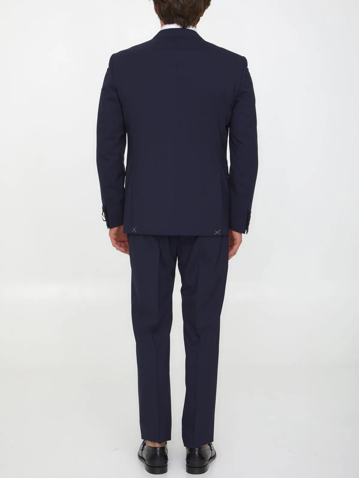 Tonello Blue Wool Two-Piece Suit