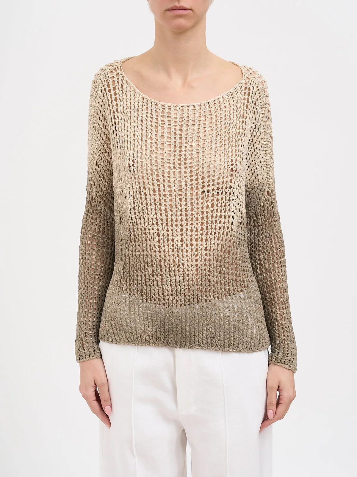 Totally.H Oversized Mesh Sweater