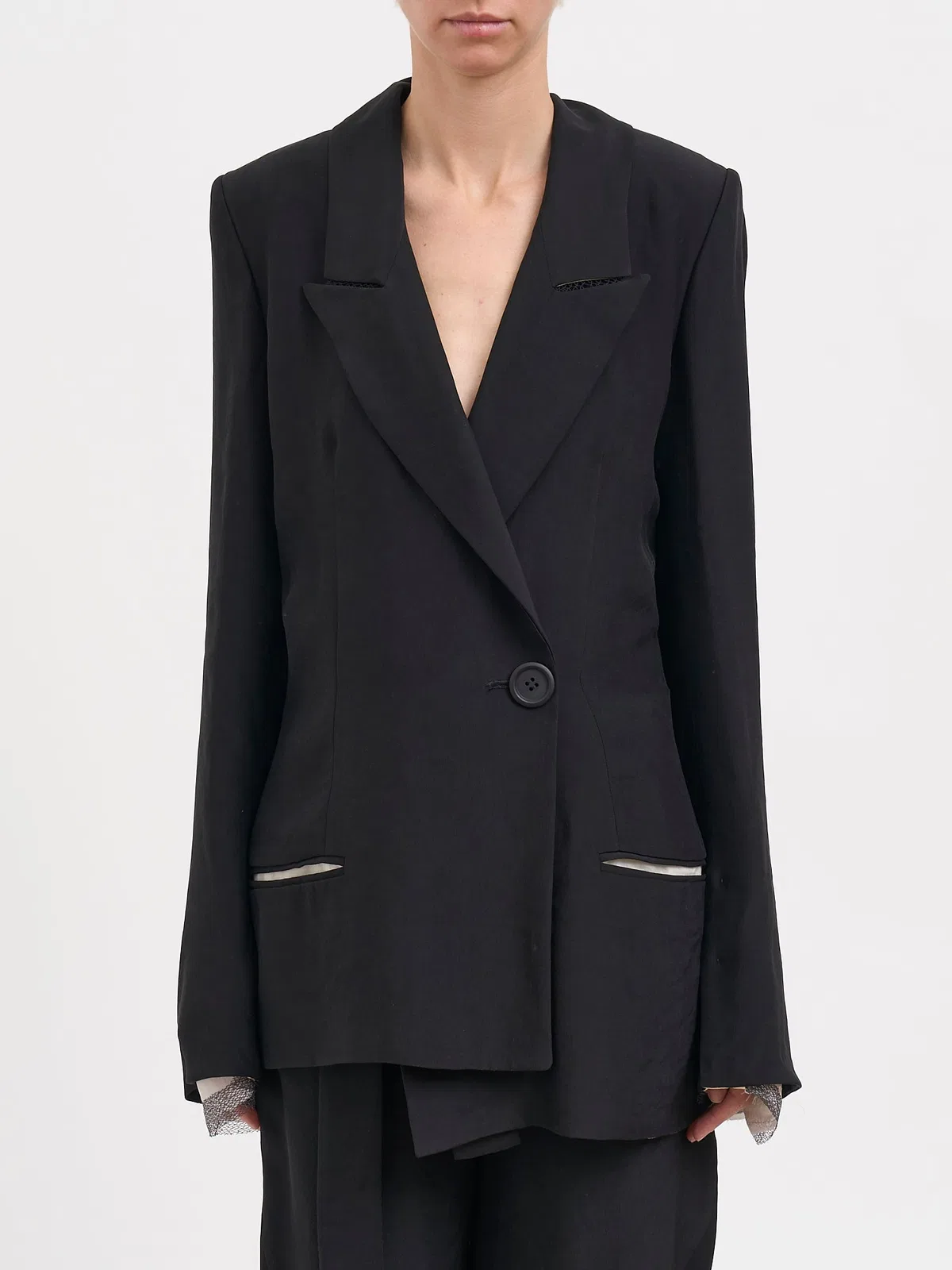 Alessandra Marchi Viscose And Silk Jacket