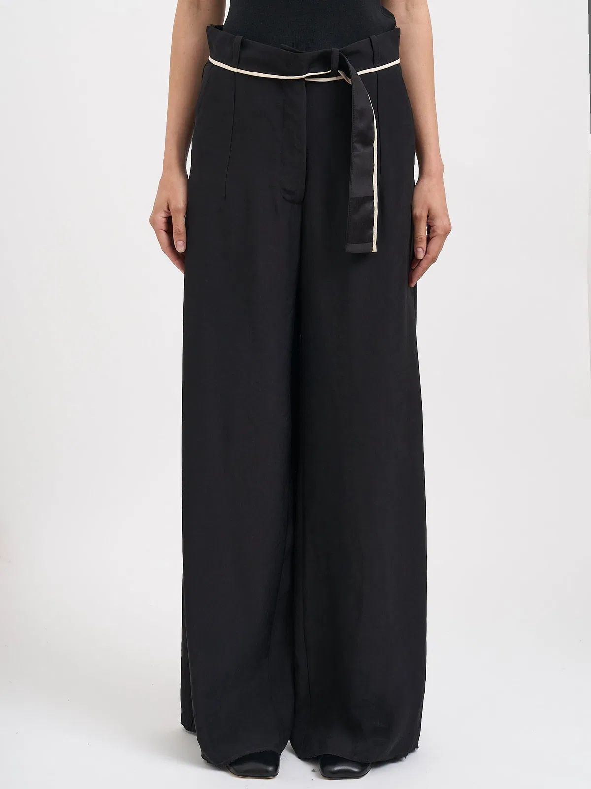 Alessandra Marchi Pants With Side Openings