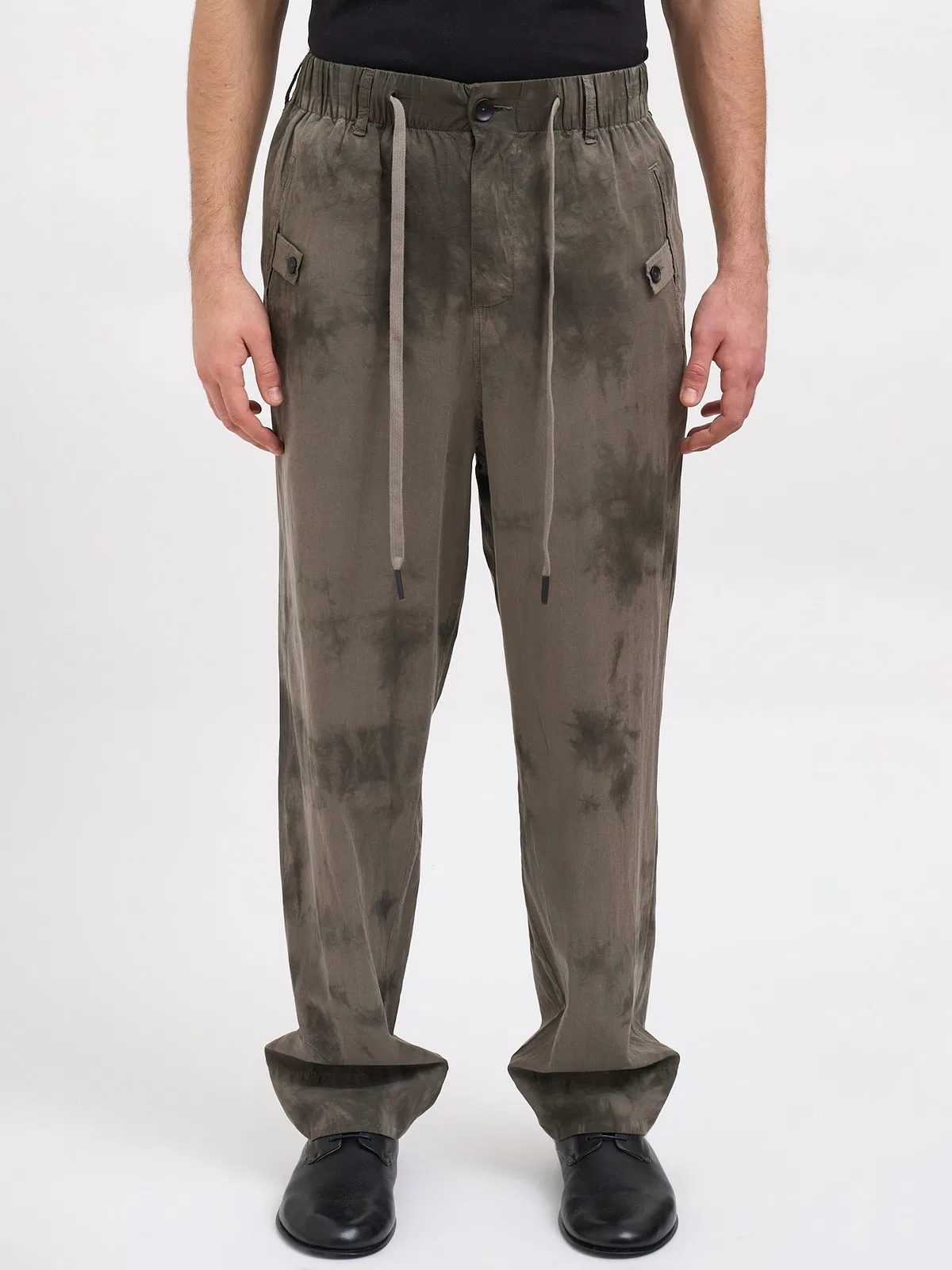 Andrea Ya'aqov Pantalone Cropped In Cupro E Cotone