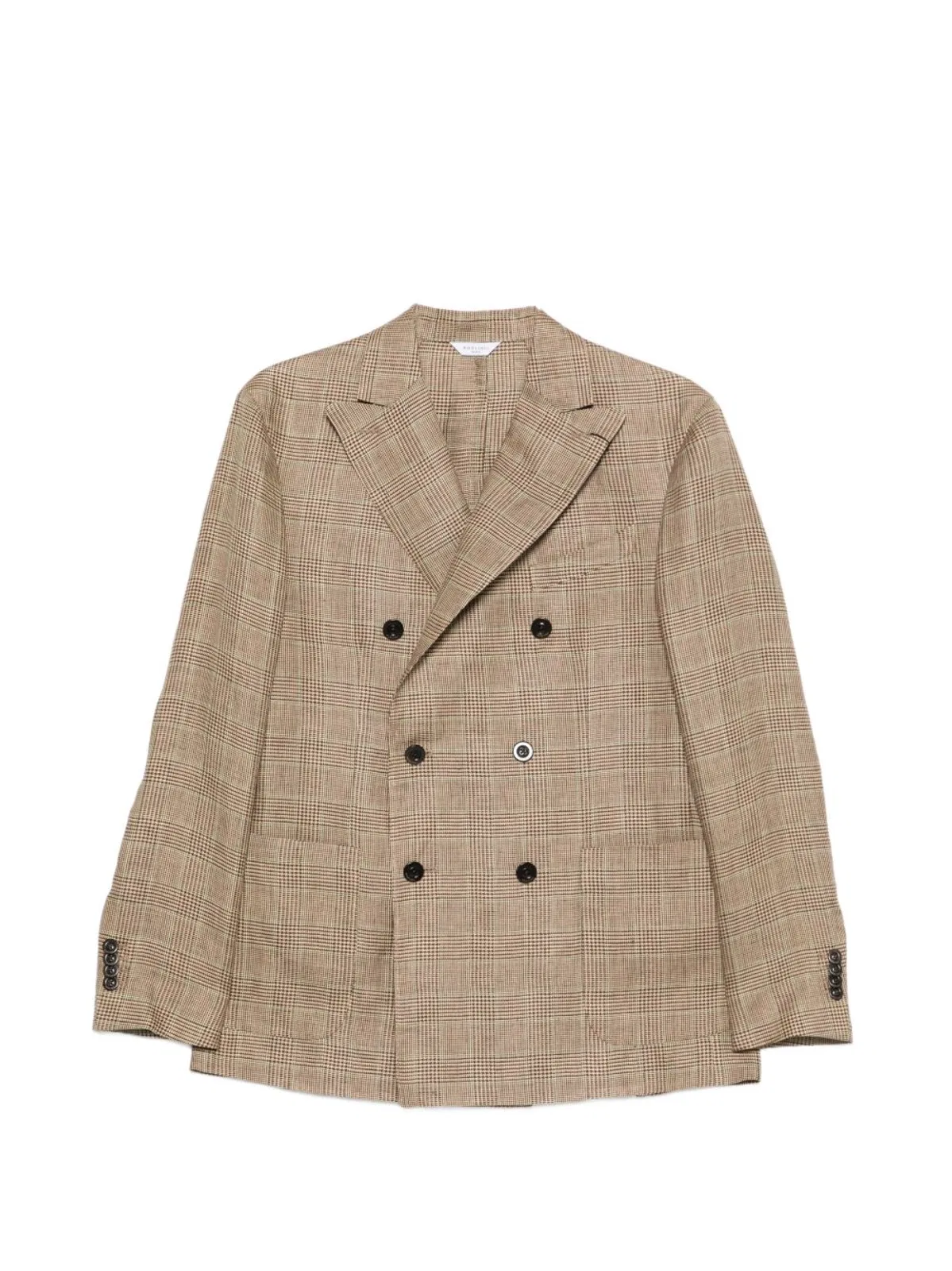 Boglioli Linen Double-Breasted Jacket