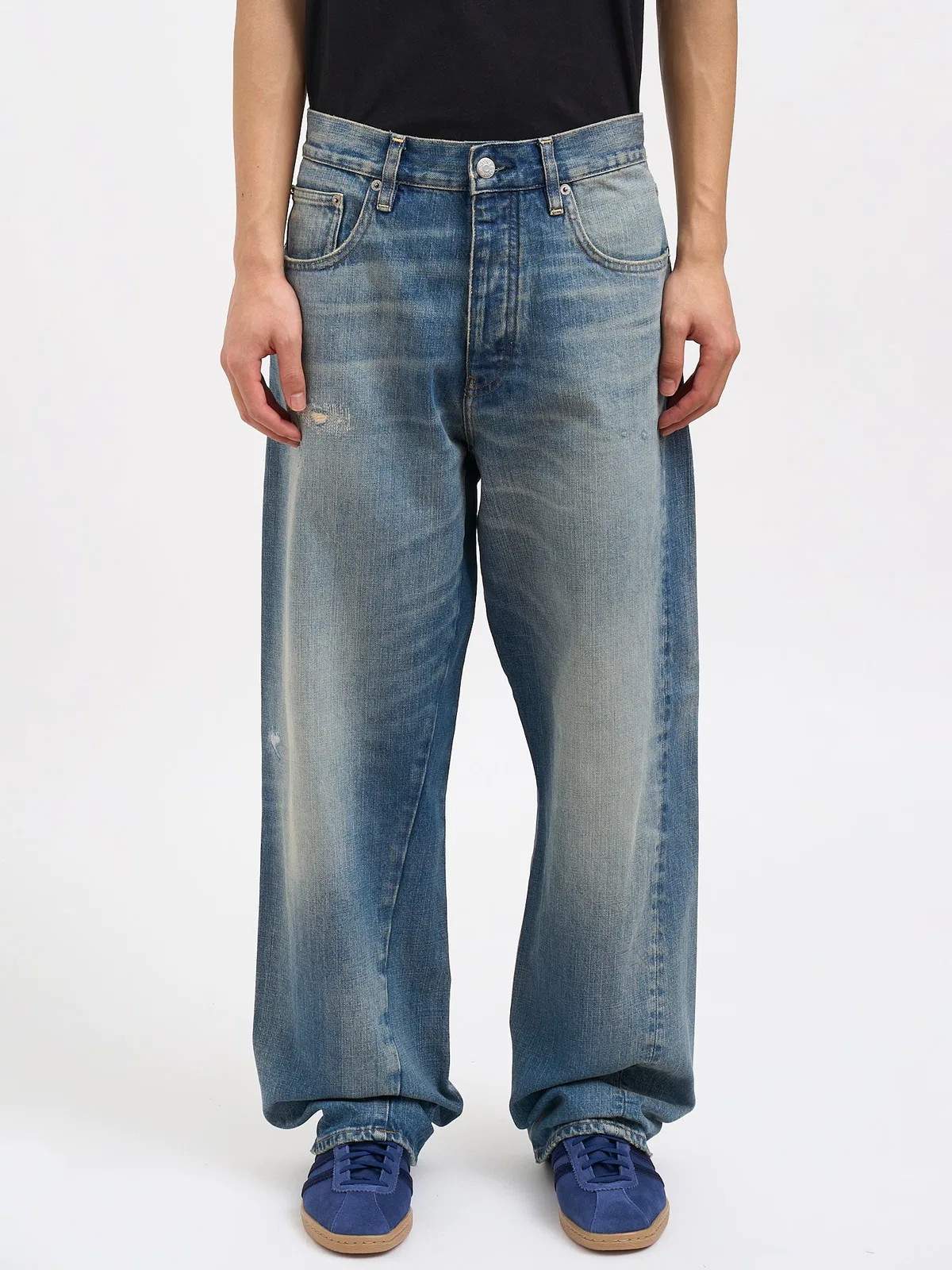 Sunflower Wide Twist Denim Pants
