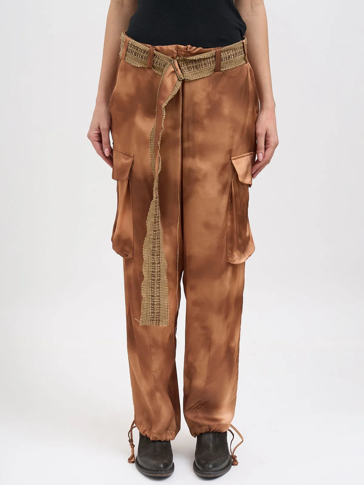 Masnada Wide Silk Trousers
