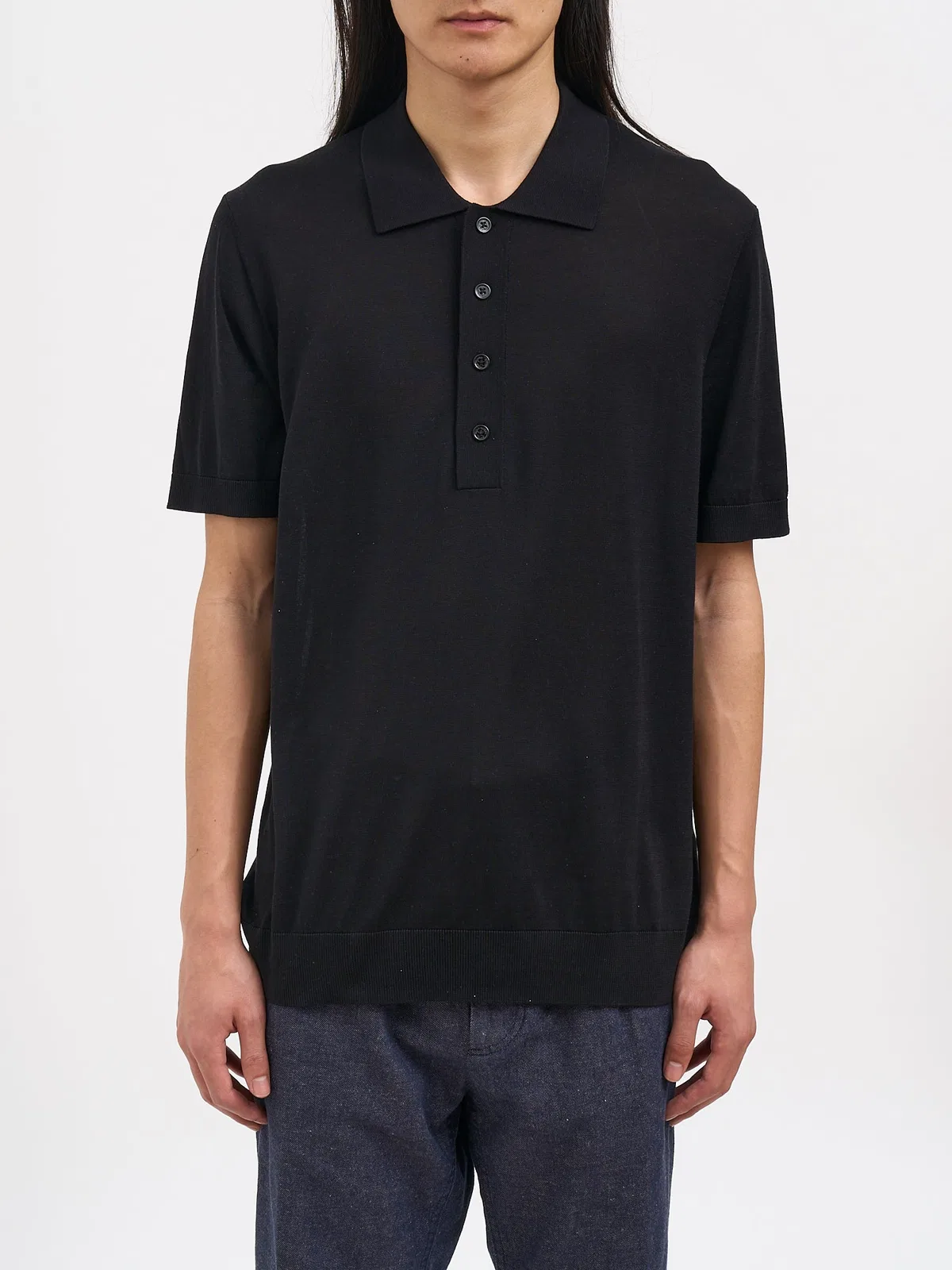 Paolo Pecora Silk Knit Polo