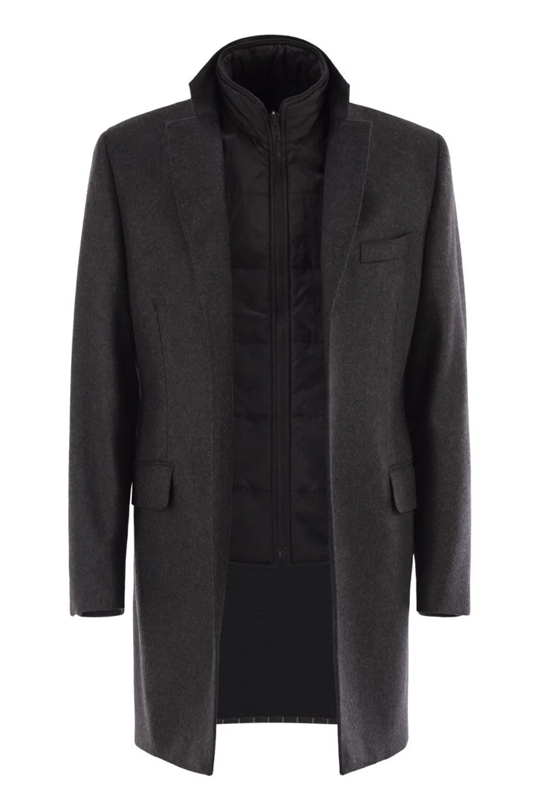 Fay Double Coat In Wool And Cashmere Cloth