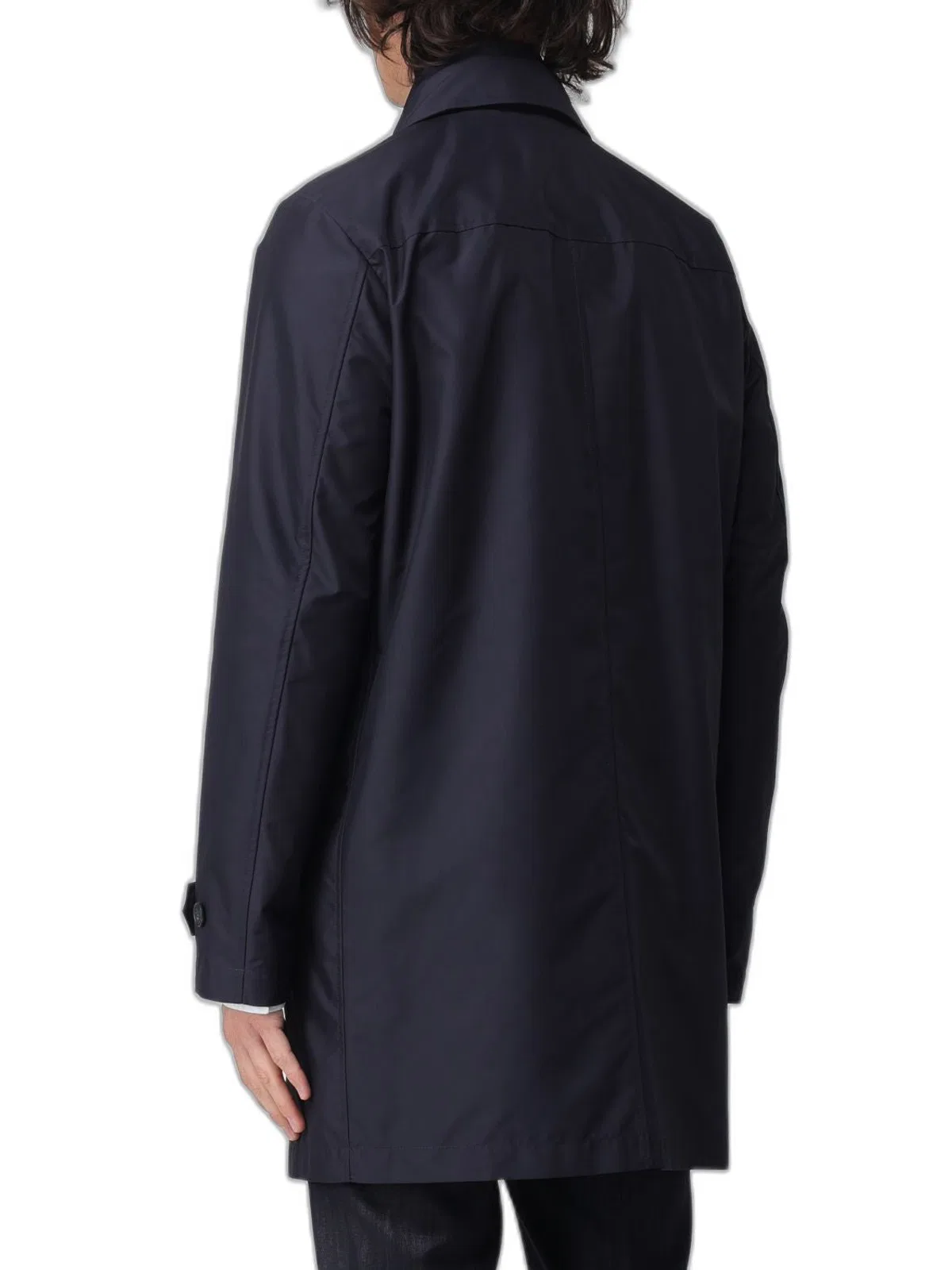 Fay Morning Coat In Water-Repellent Technica