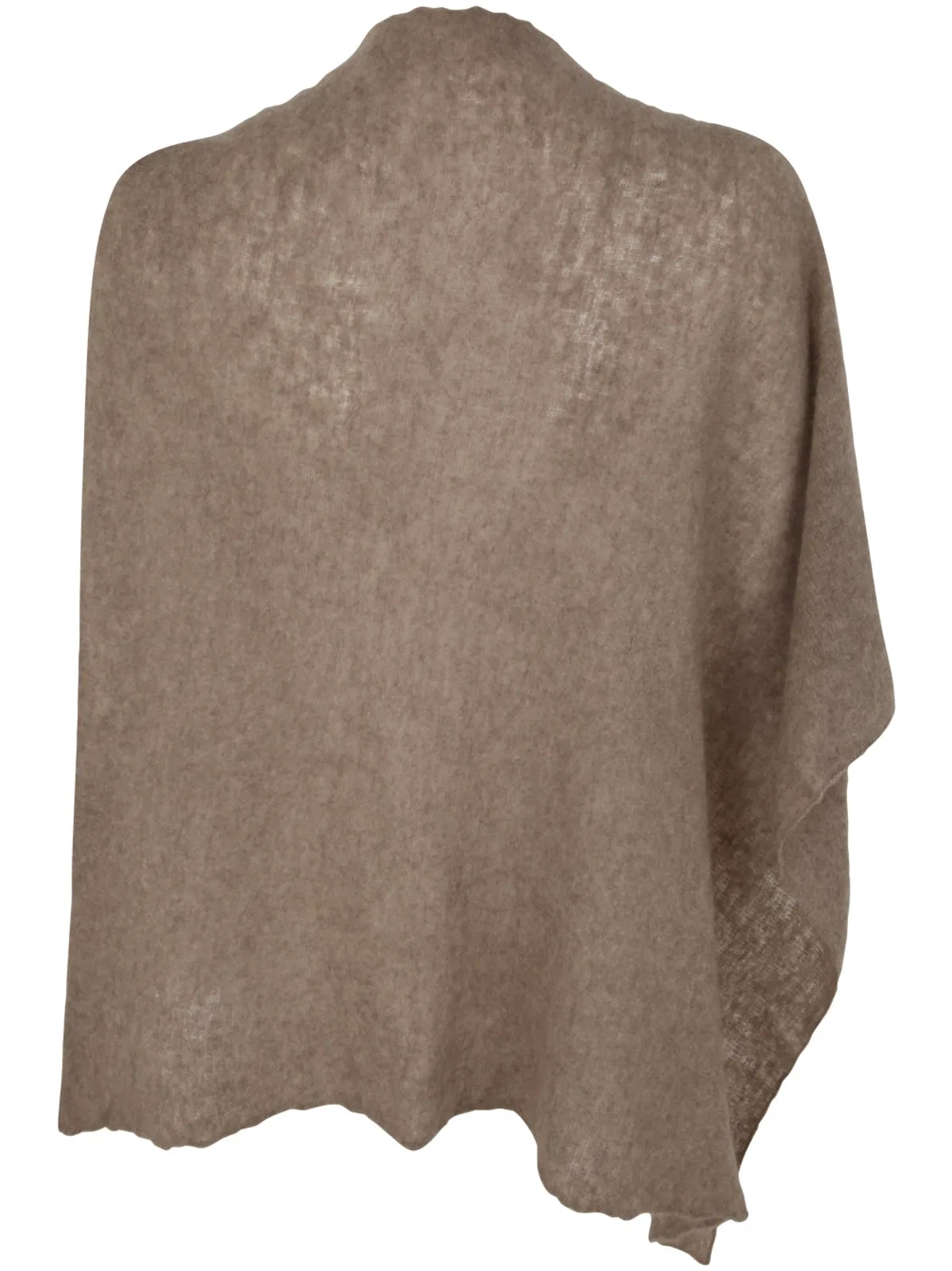 Mirror In The Sky Open Knitted Poncho Melange