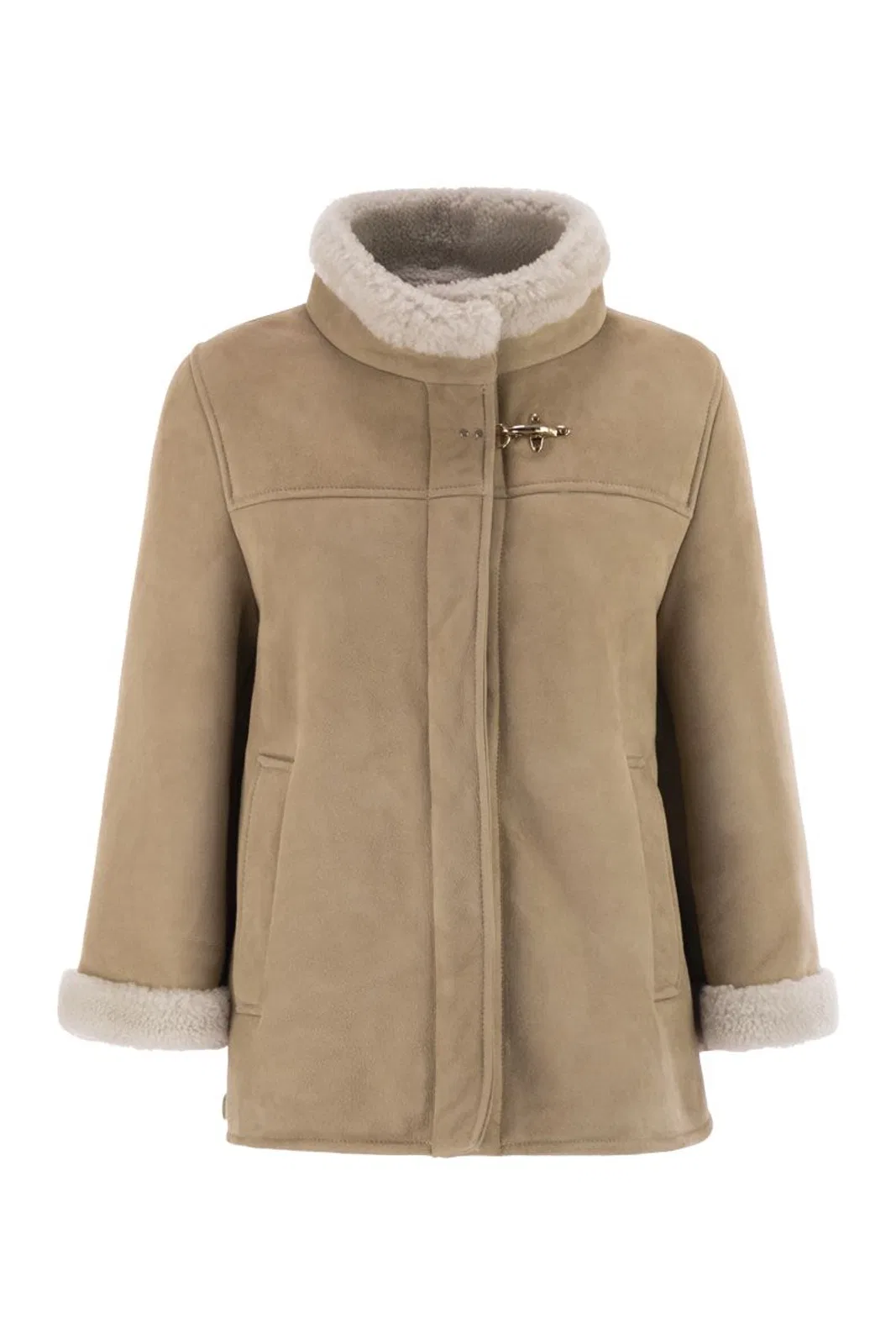 Fay Leather Shealing Cape