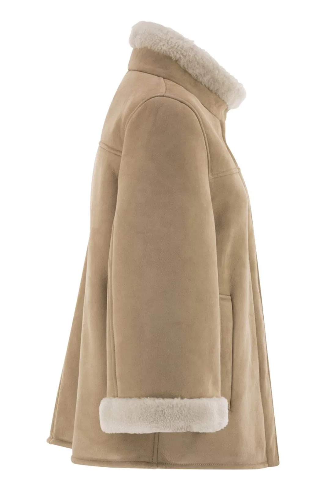Fay Leather Shealing Cape