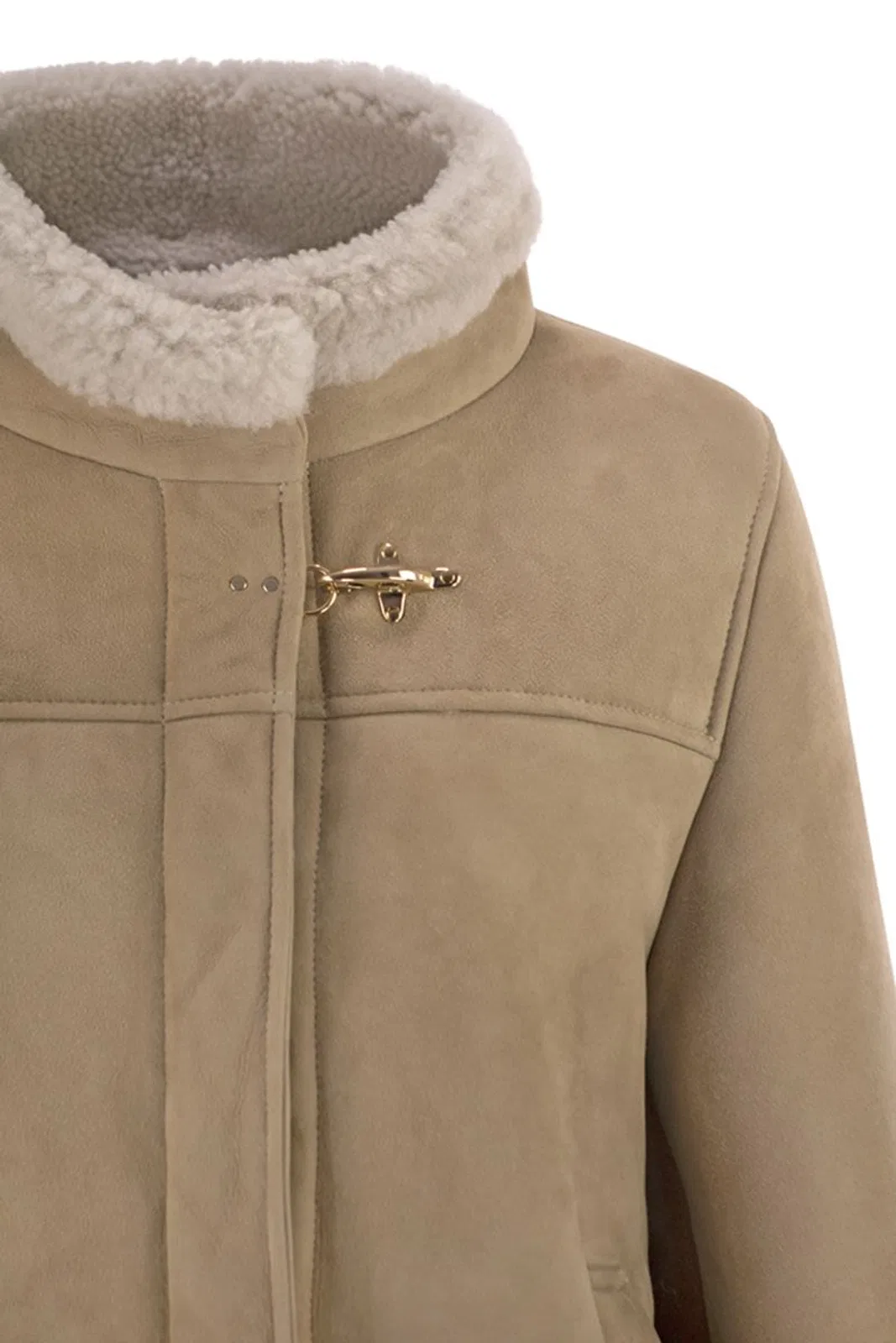 Fay Leather Shealing Cape