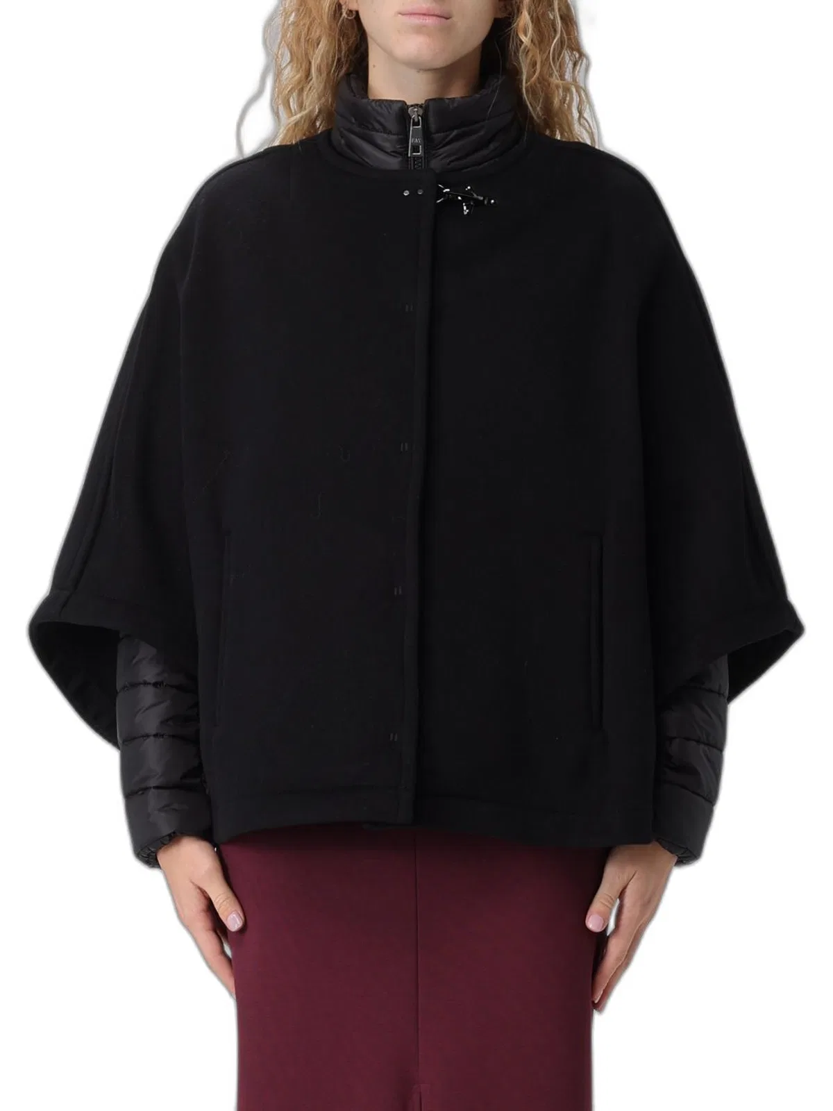 Fay 3-In-1 Double-Sided Wool And Cashmere Ca