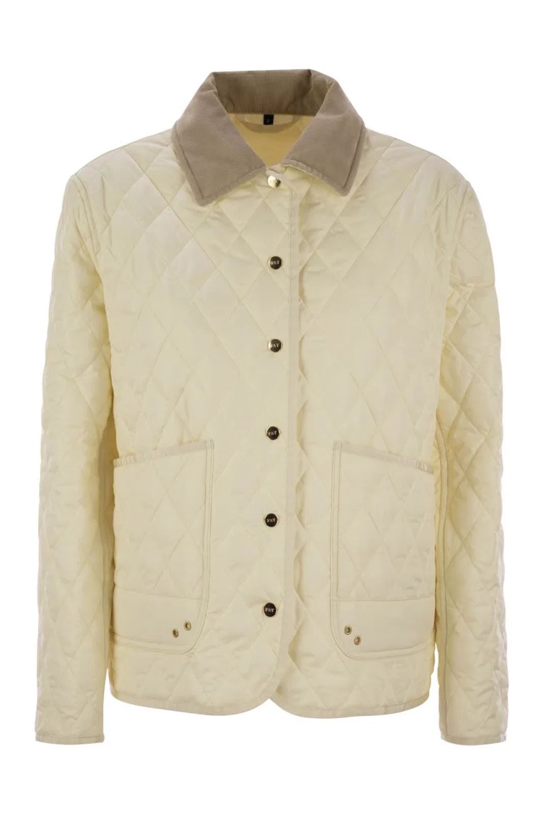 Fay Diamond Quilted Nylon Shirt Jacket