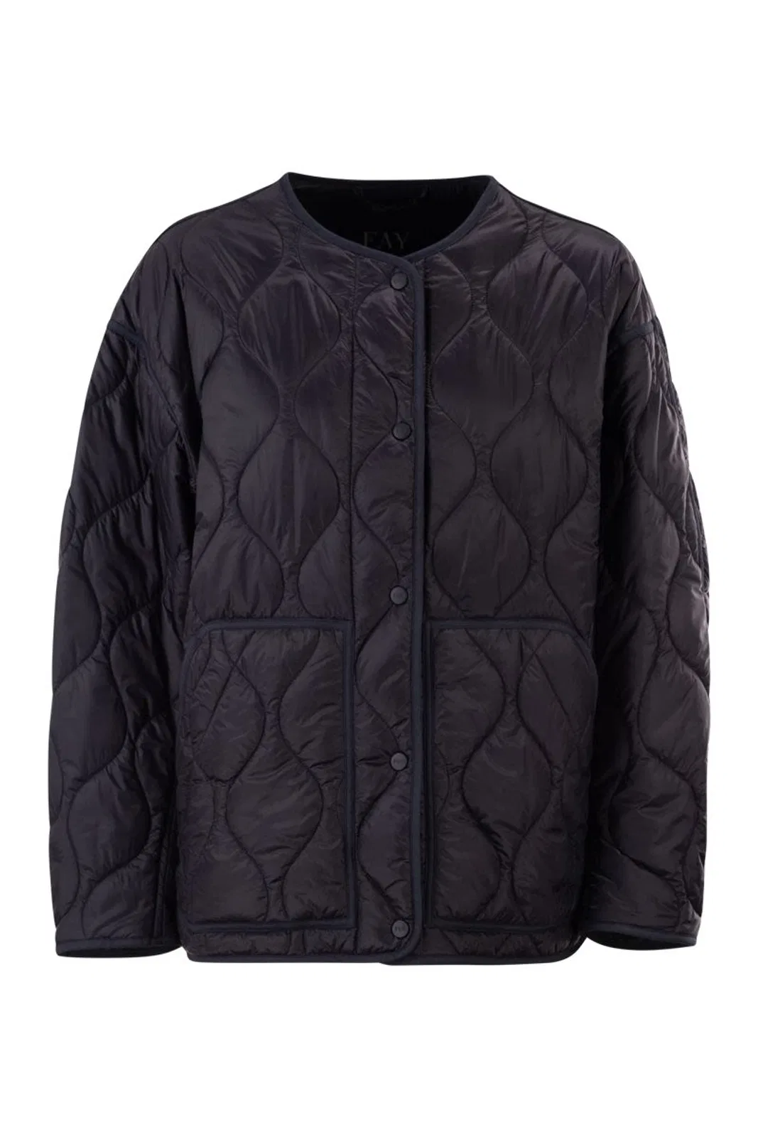 Fay Technical Fabric Jacket With Onion Quilt