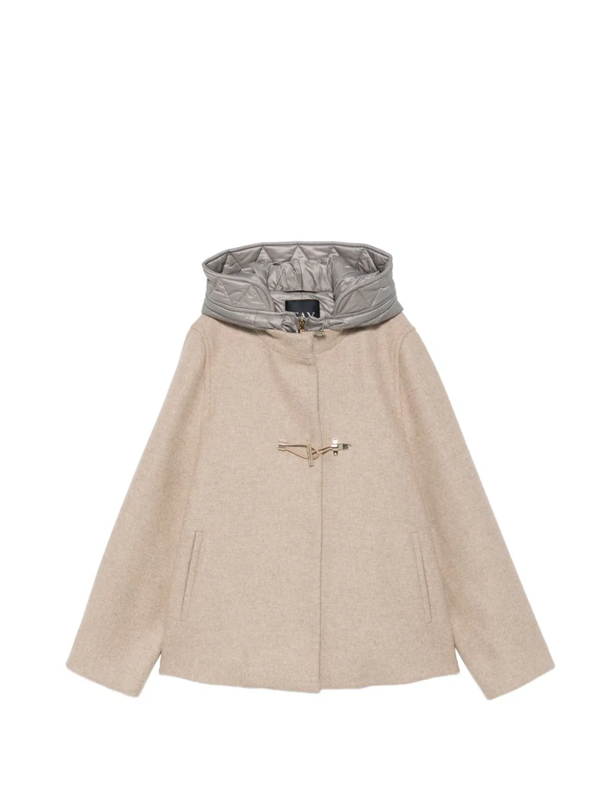 Fay Wool Hooded Cape