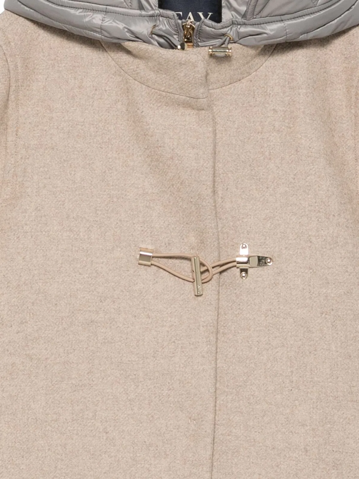 Fay Wool Hooded Cape