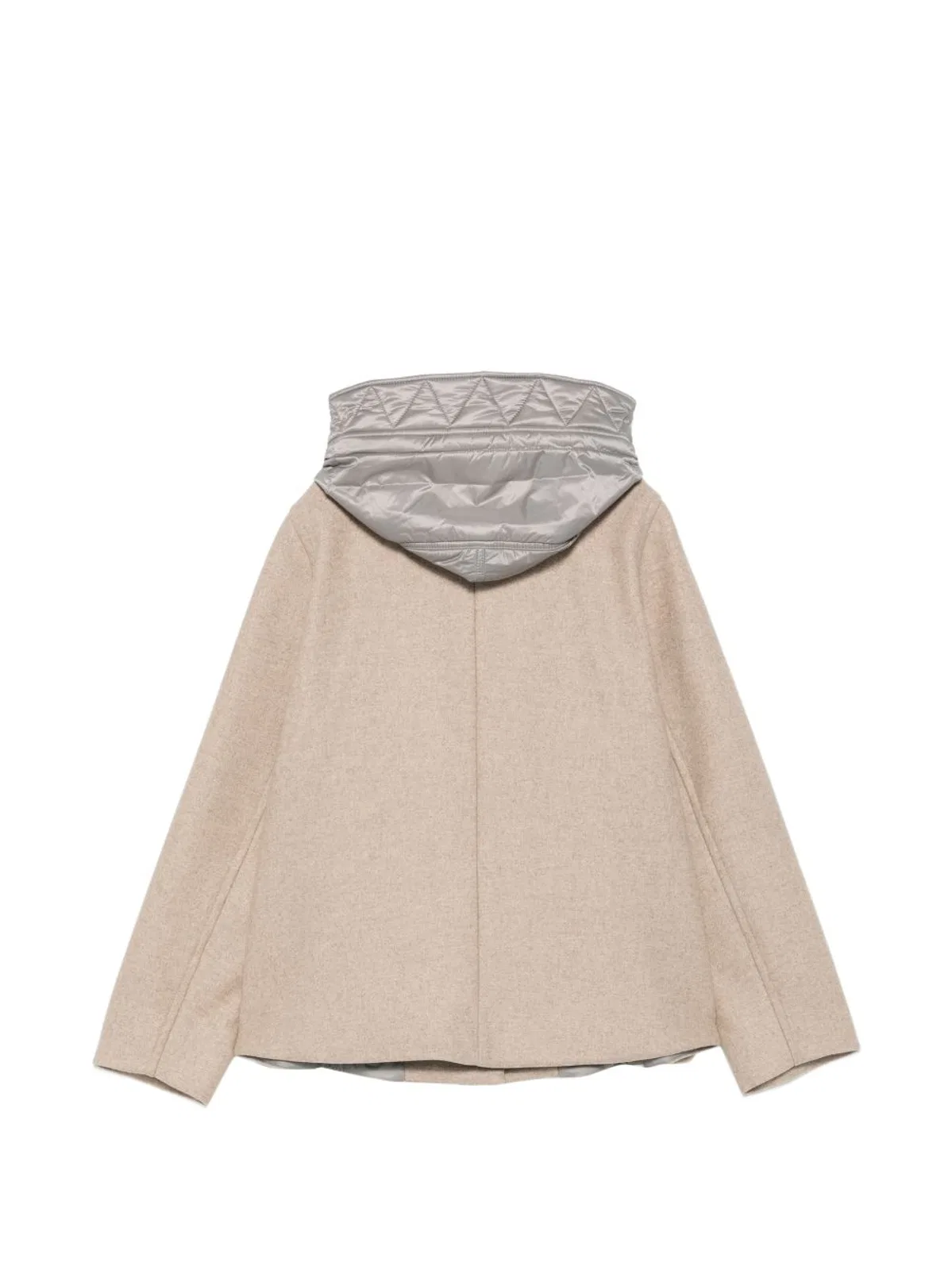 Fay Wool Hooded Cape