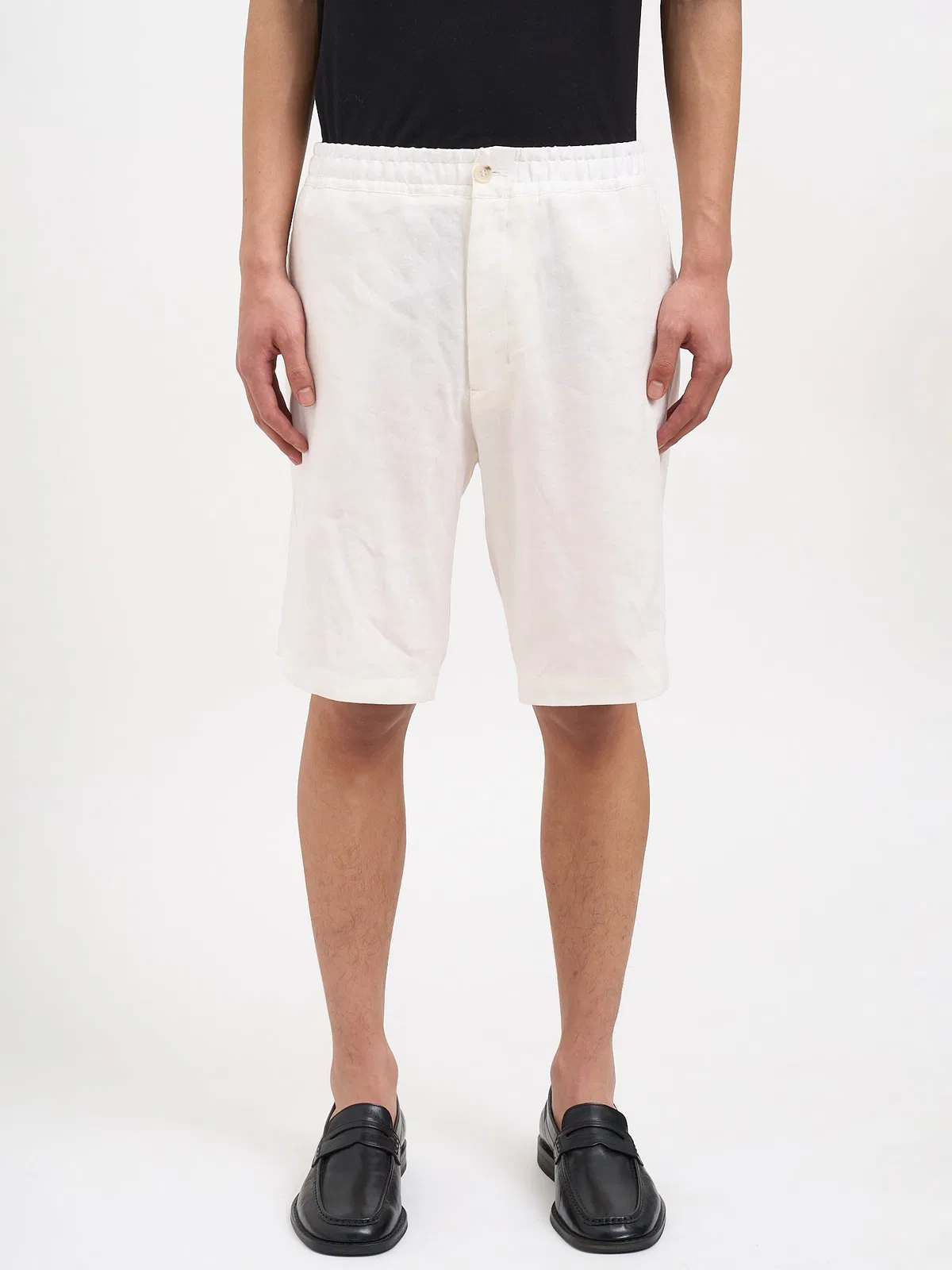 Paolo Pecora Linen And Viscose Bermuda