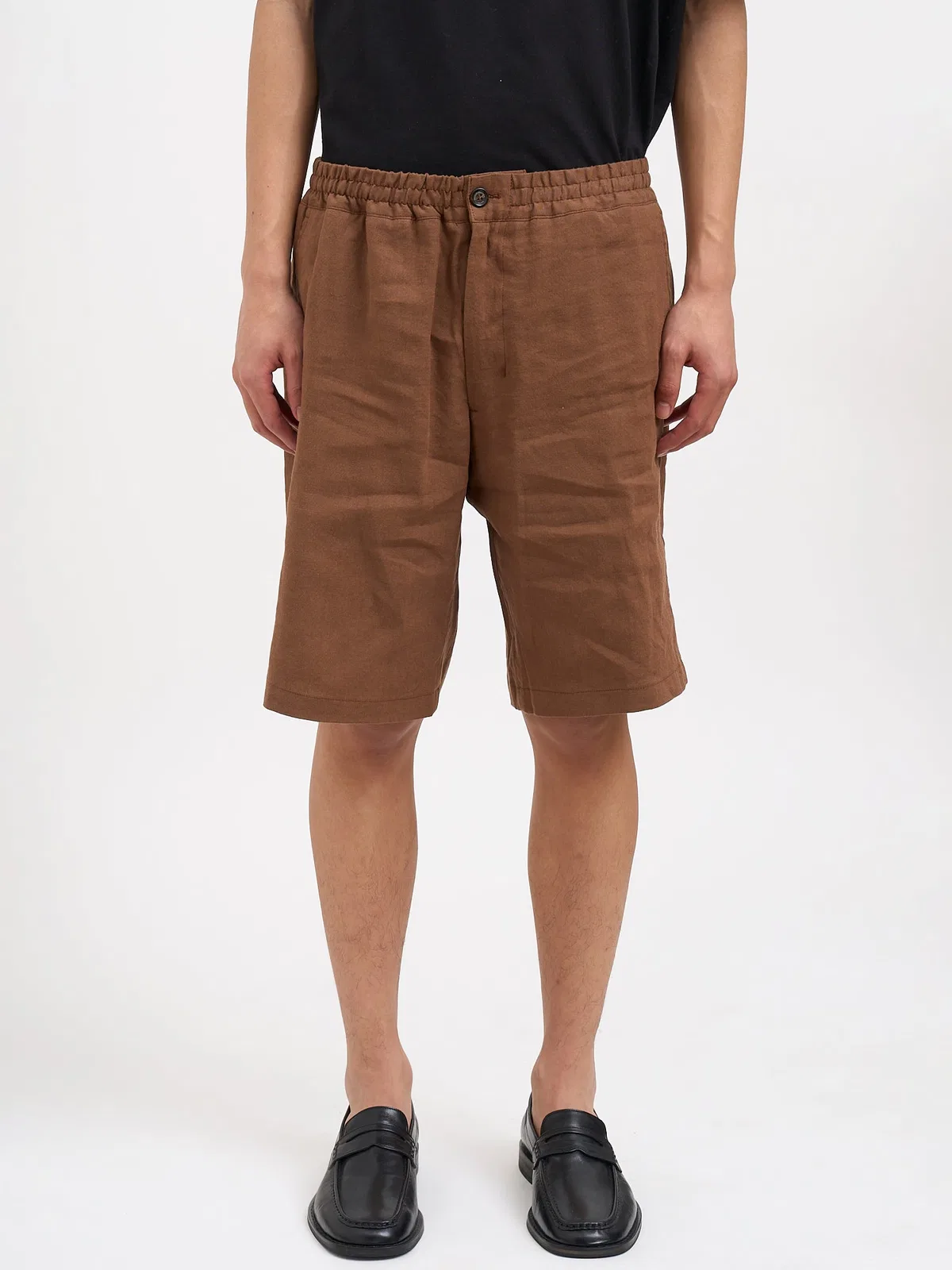 Paolo Pecora Linen And Viscose Bermuda