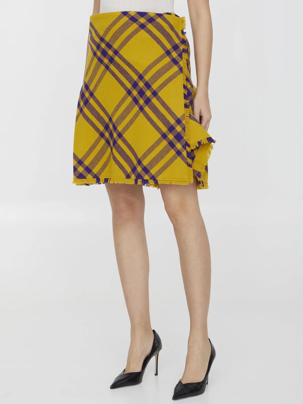 Burberry Check Wool Kilt