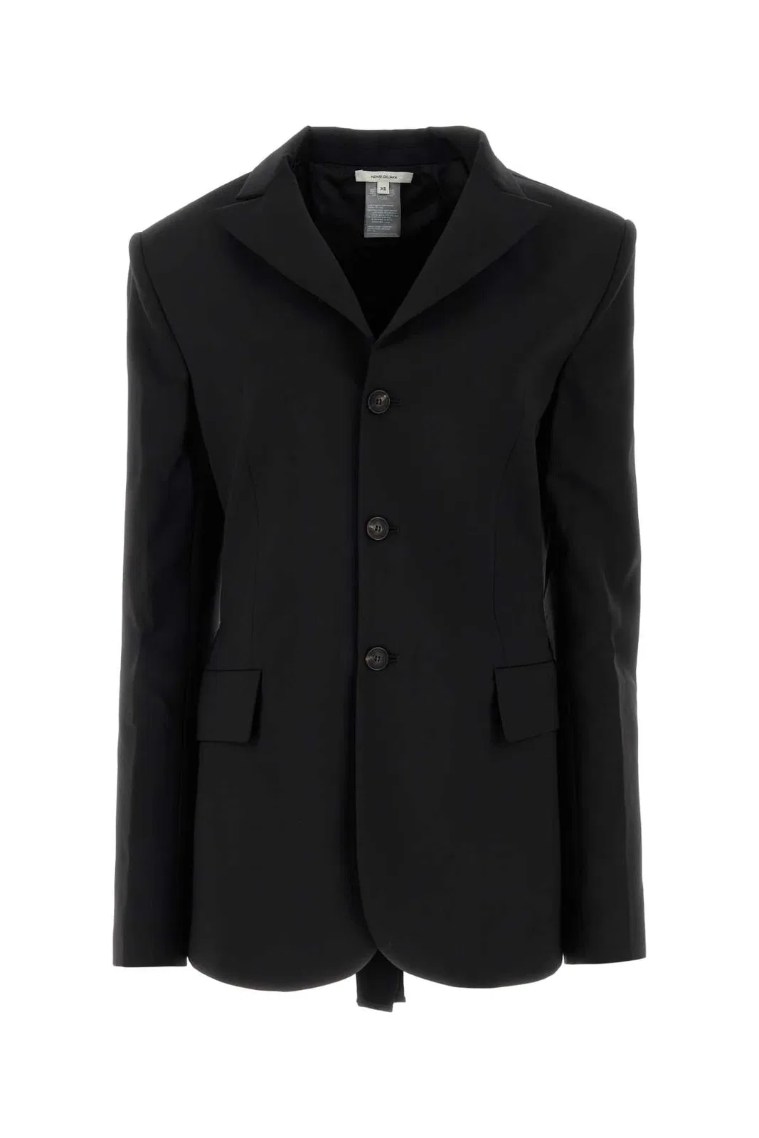 Nensi Dojaka Black Stretch Wool Blazer