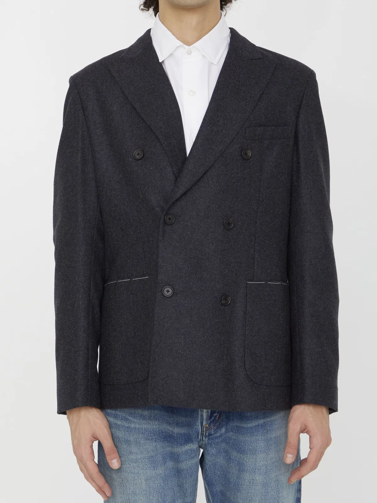 Tonello Anthracite Flannel Jacket