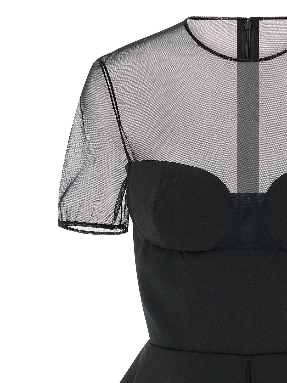 Nensi Dojaka 'Tailored Bustier With Sheer Neckline' T