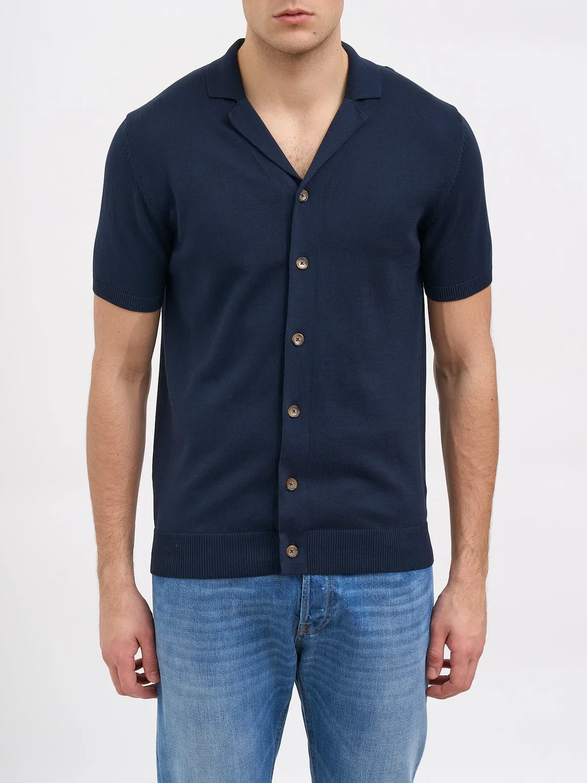 Daniele Alessandrini Cotton Shirt Sweater