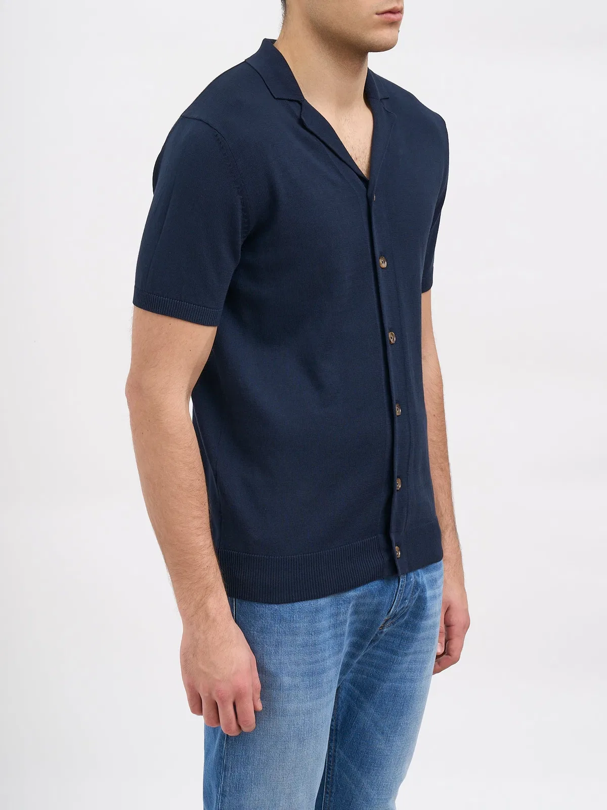 Daniele Alessandrini Cotton Shirt Sweater