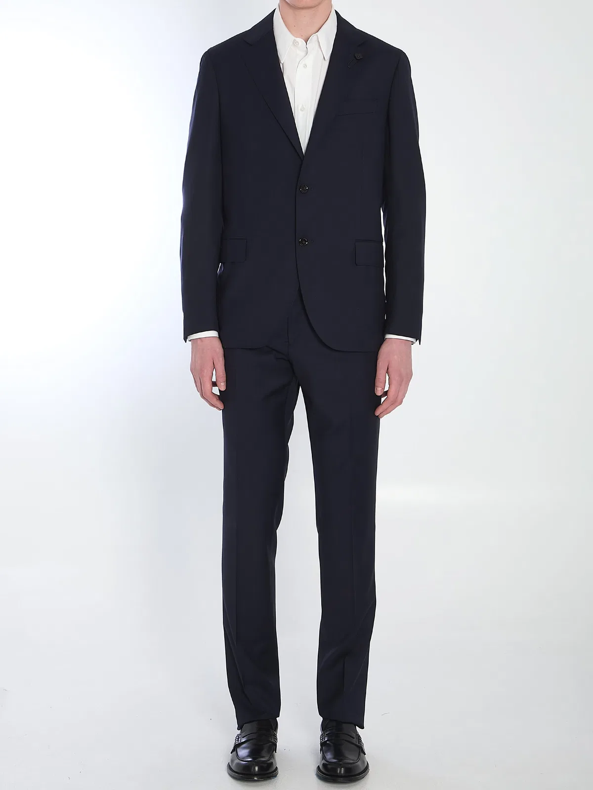Lardini Wool Two-Piece Suit