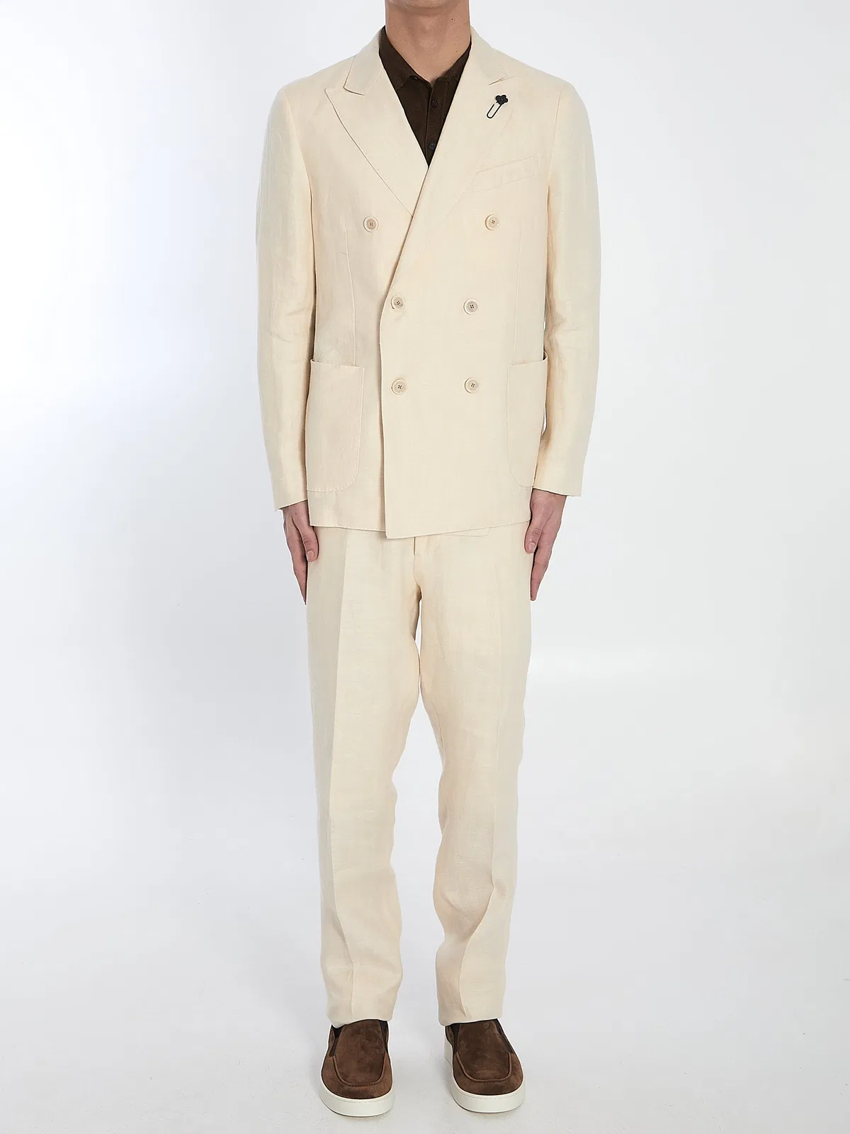 Lardini Two-Piece Linen Suit