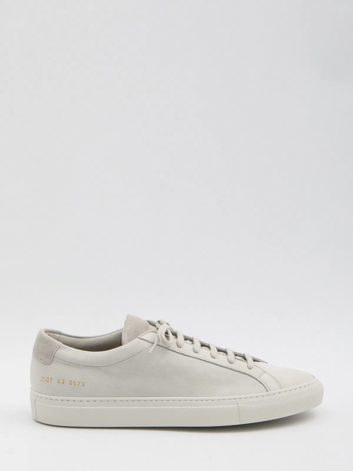 Common Projects Achilles Sneakers In Light Grey Nubuck