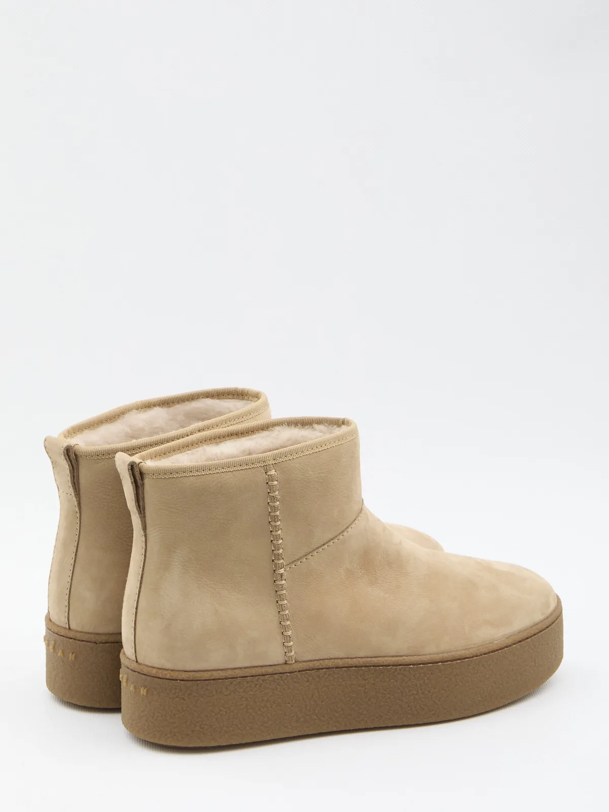 Hogan Shearling Ankle Boots