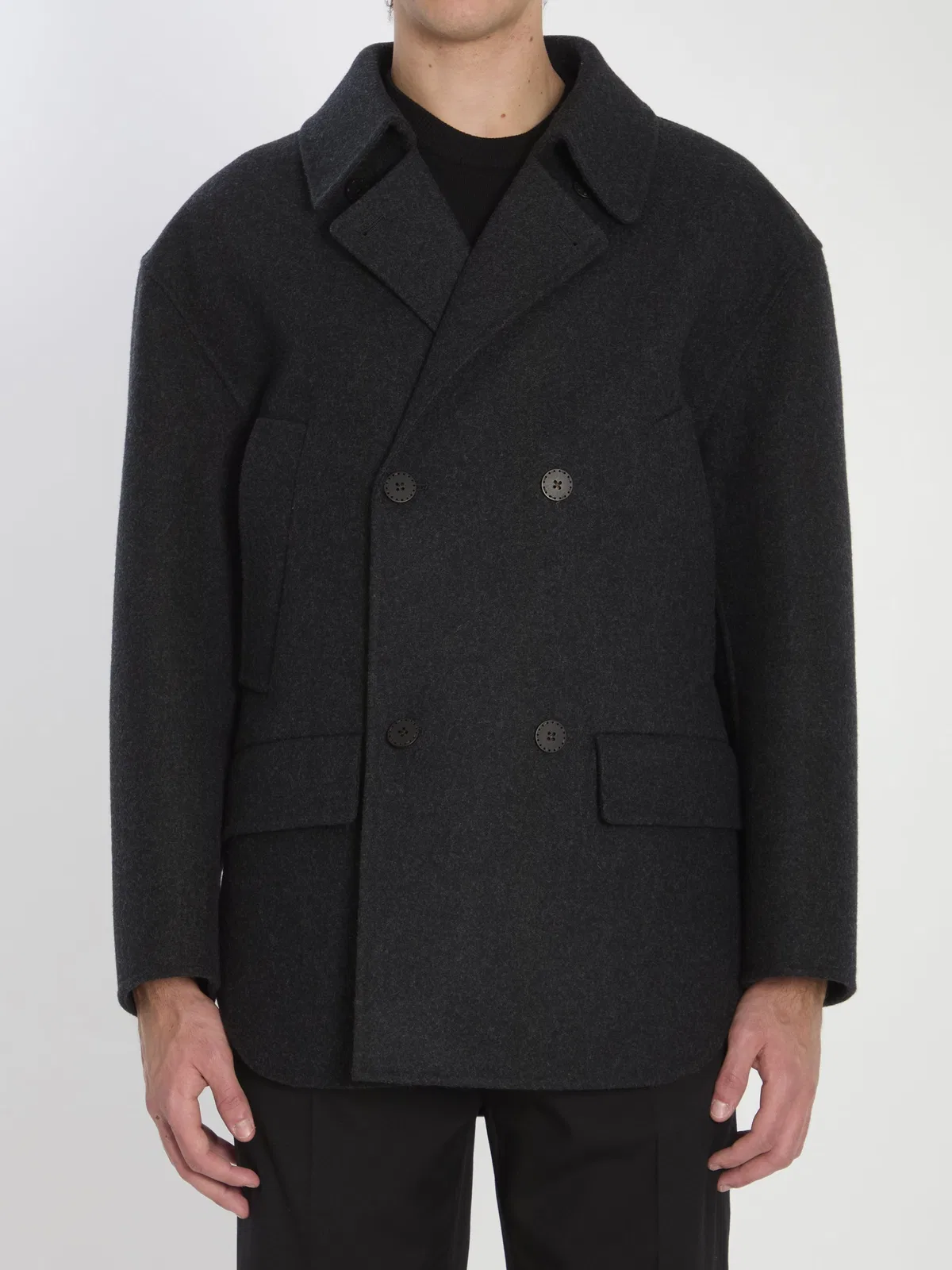 Fendi Wool Peacoat
