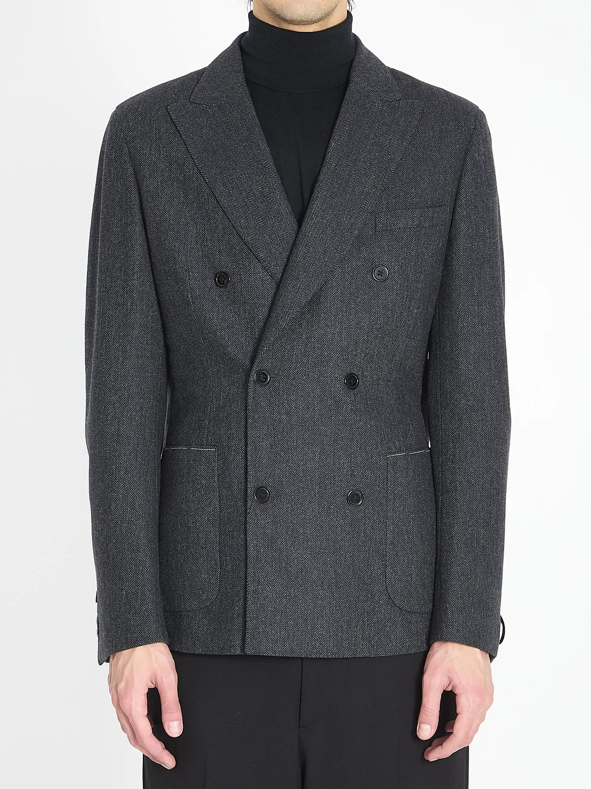 Tonello Grey Wool Jacket