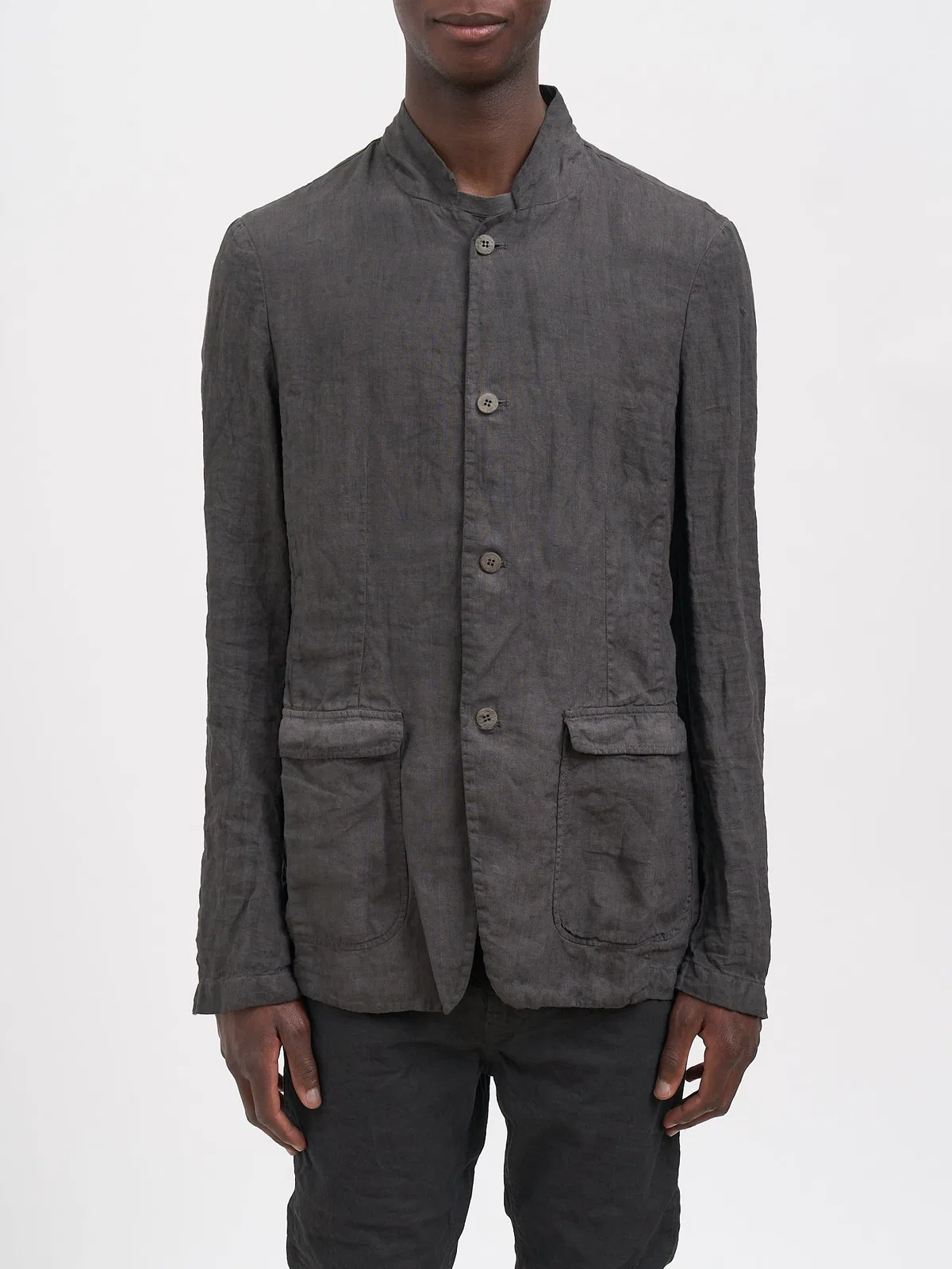 Poeme Bohemien Unlined Linen Jacket