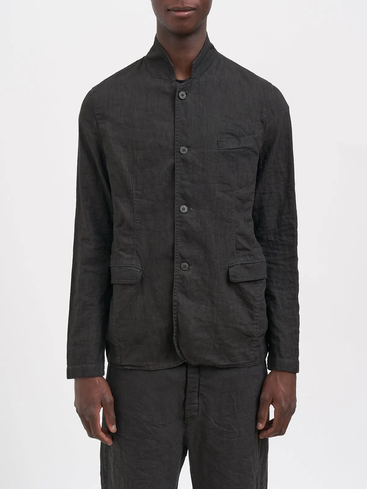 Poeme Bohemien Unlined Linen Jacket