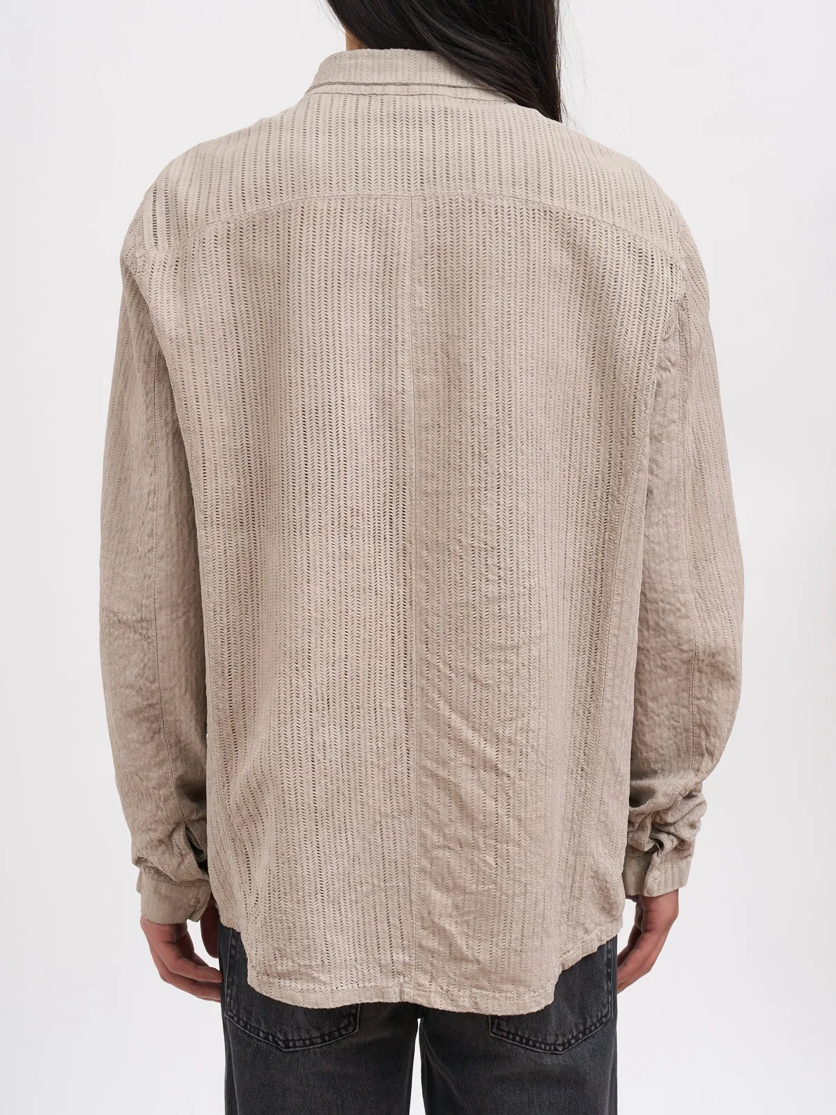 Giorgio Brato Perforated Leather Shirt
