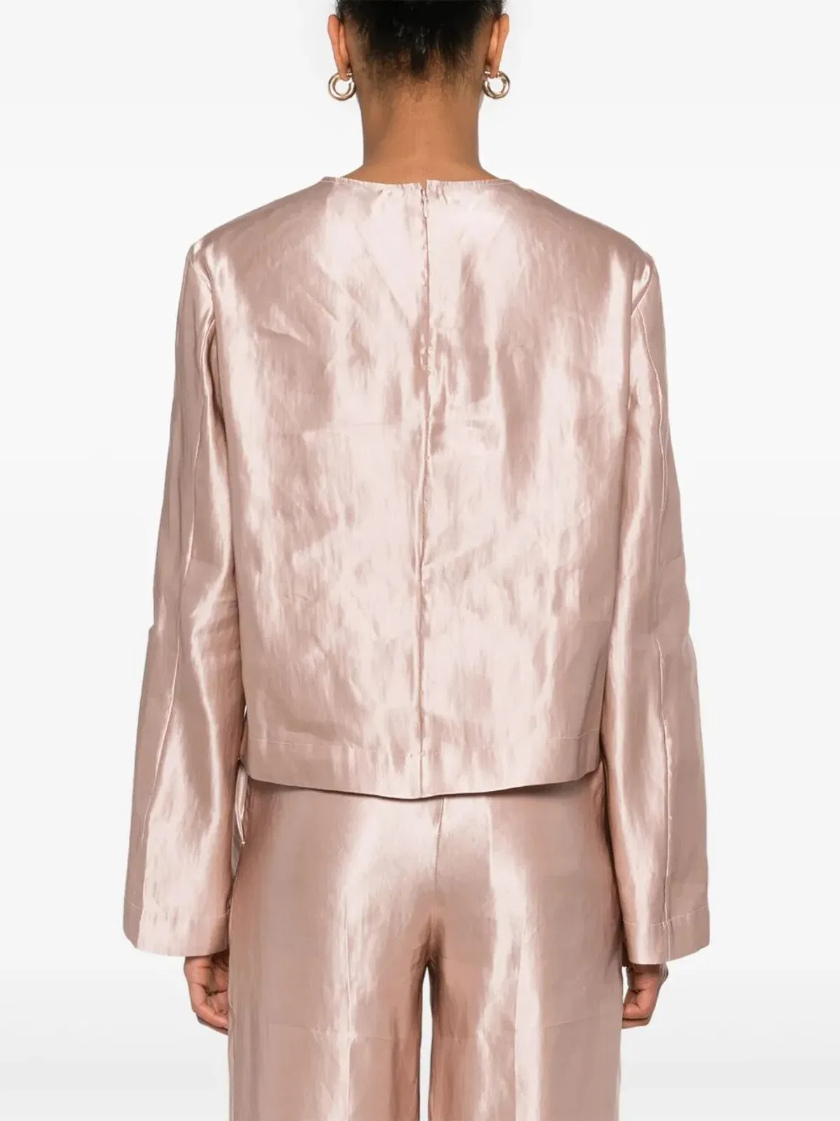 Loulou Studio Nino Round Neck Blouse