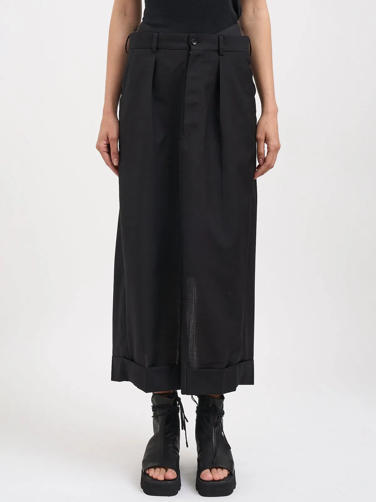 Junya Watanabe Long Mohair Mix Skirt